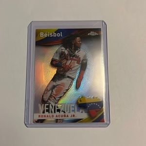 Ronald Acuña Jr. | Topps Chrome | Béisbol Special